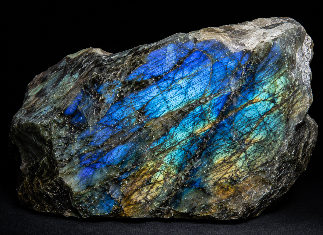 Labradorite naturelle de grande qualité.