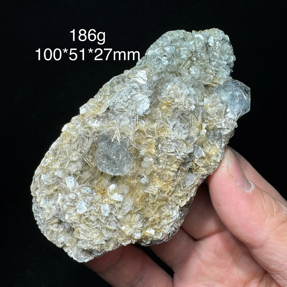 Aigue-marine avec muscovite 186 g photo 5.