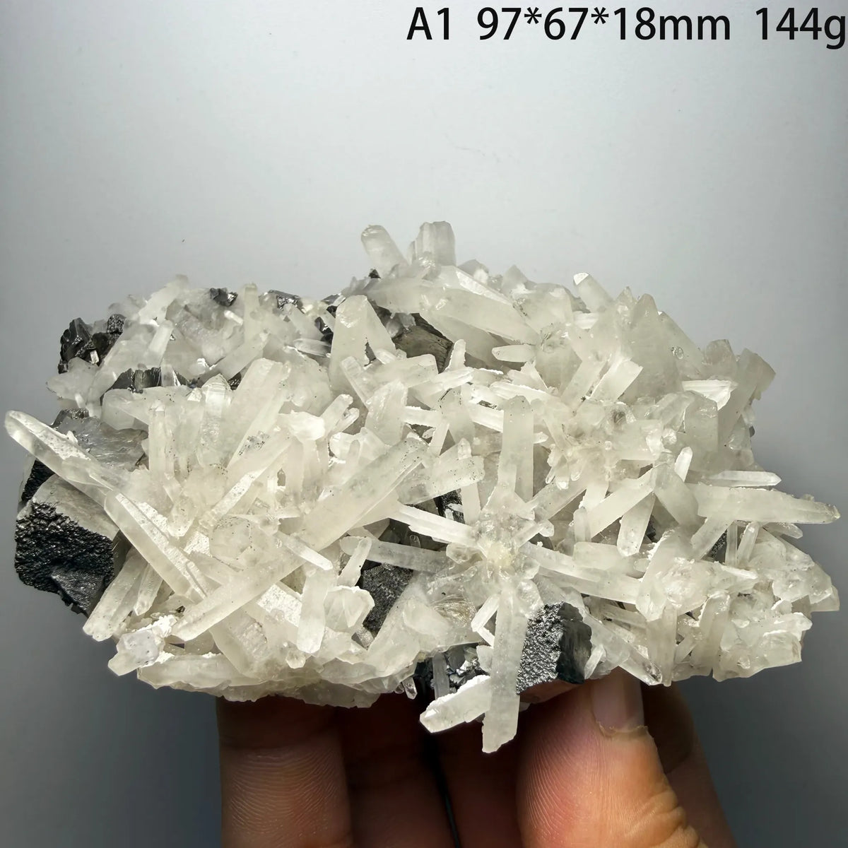Arsénopyrite avec quartz 144 g photo 1.