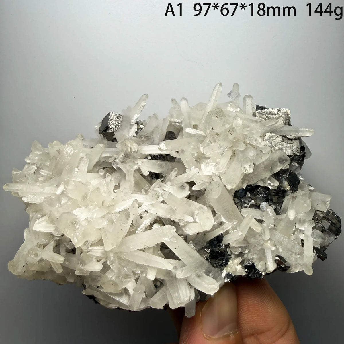 Arsénopyrite avec quartz 144 g photo 2.