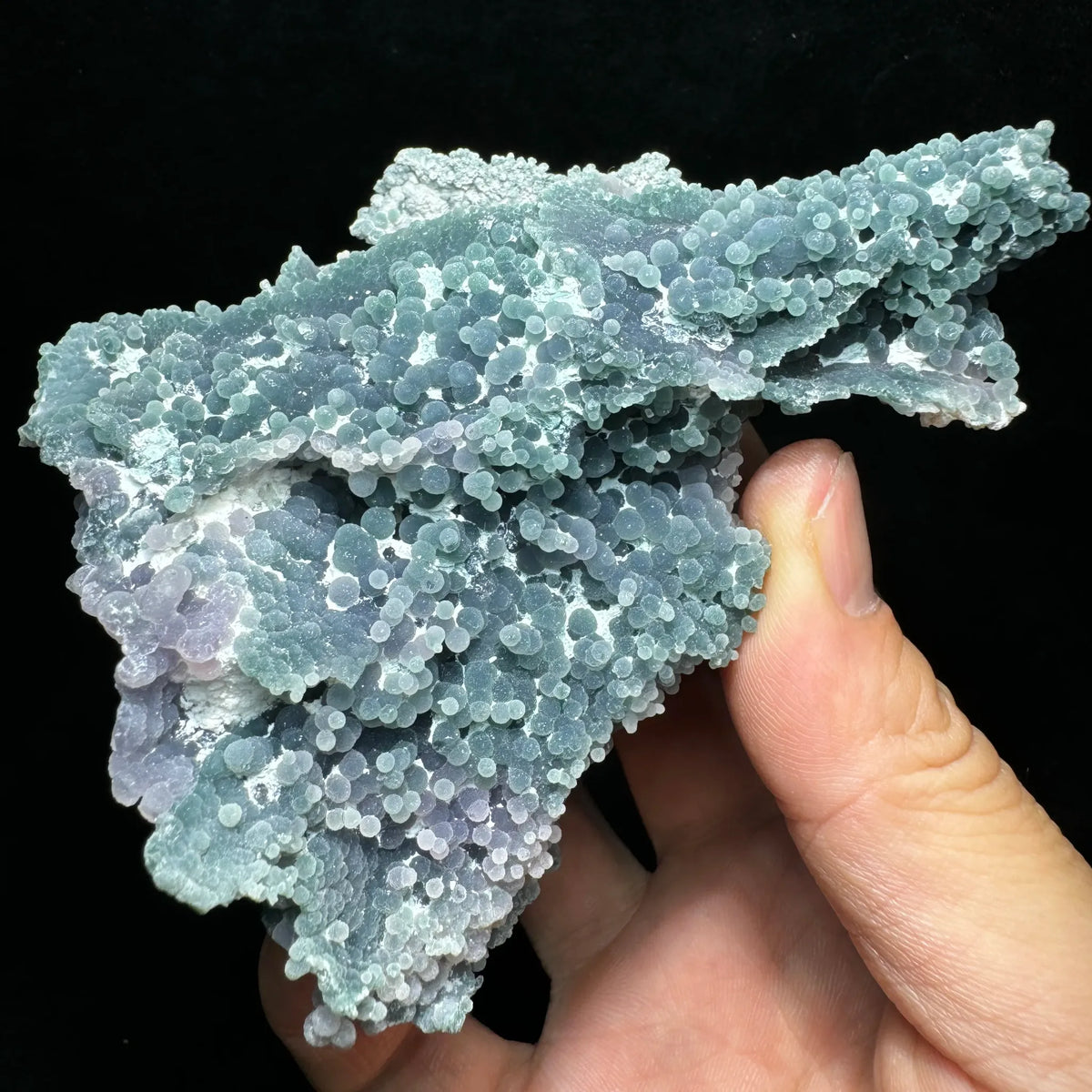 Calcédoine botryoïdale « Grape Agate » 223 g photo 4.