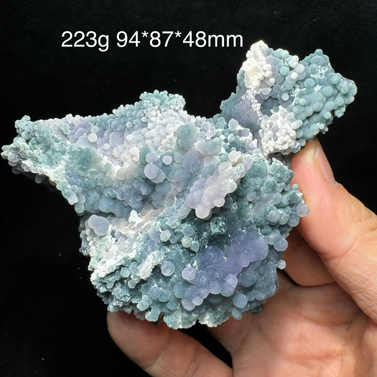 Calcédoine botryoïdale « Grape Agate » 223 g photo 6.