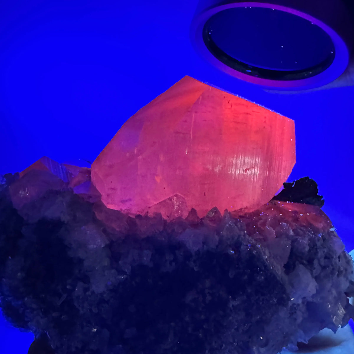 Calcite avec quartz et pyrite photo 6.