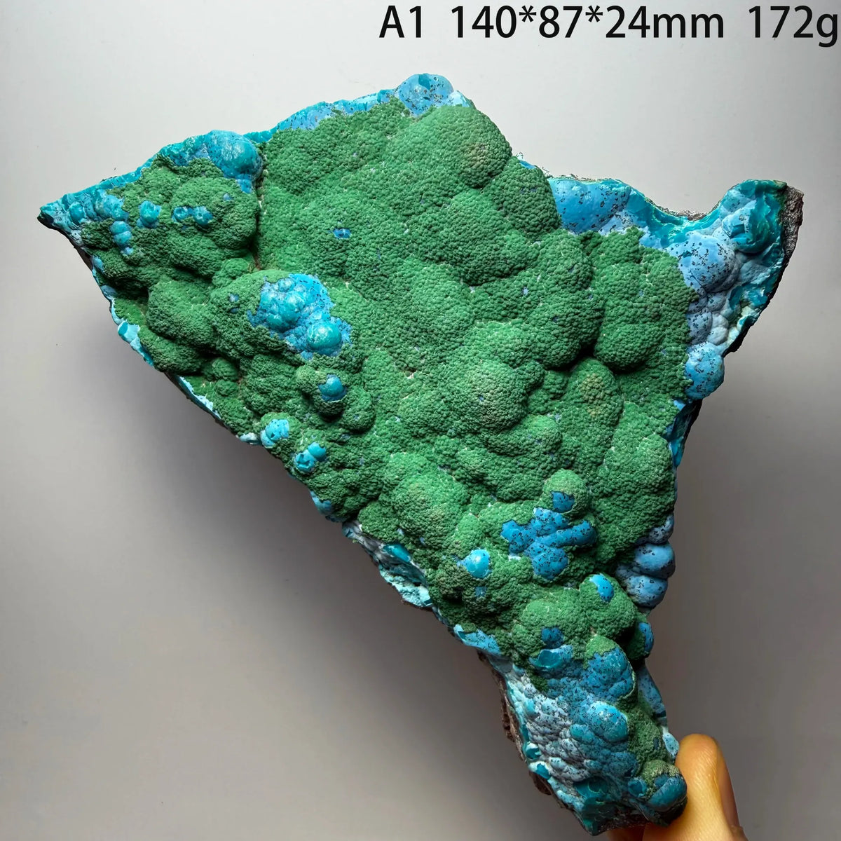 Chrysocolle avec malachite 172 g photo 2.