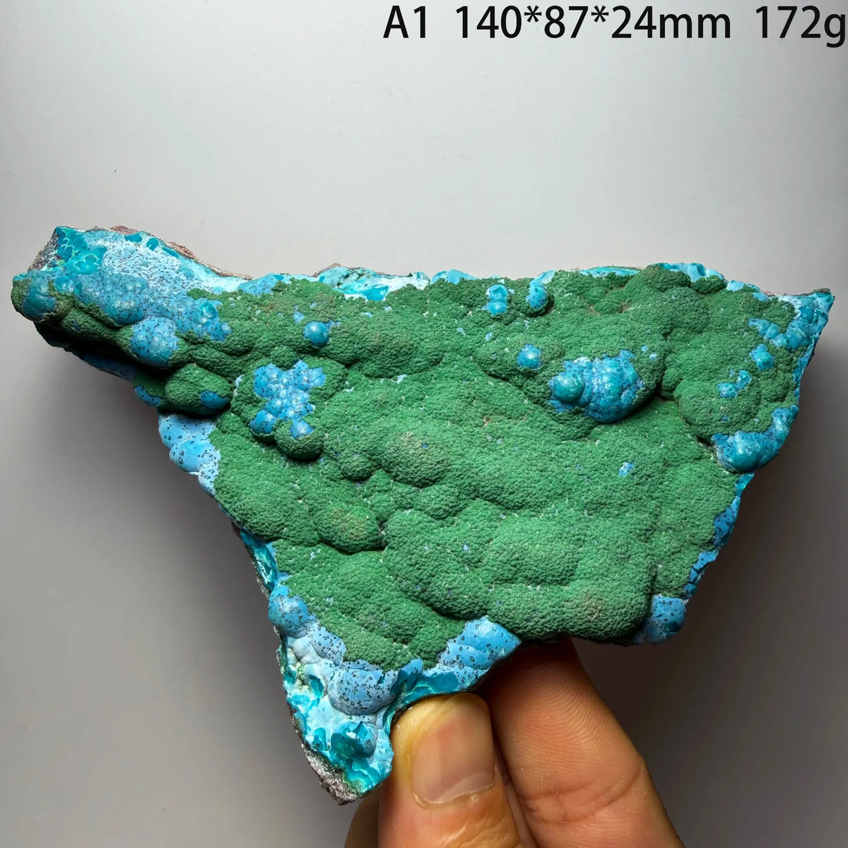 Chrysocolle avec malachite 172 g photo 3.