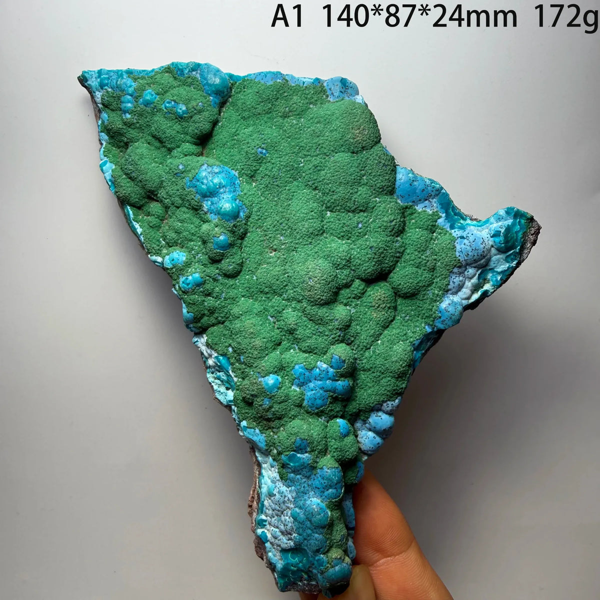 Chrysocolle avec malachite 172 g photo 4.