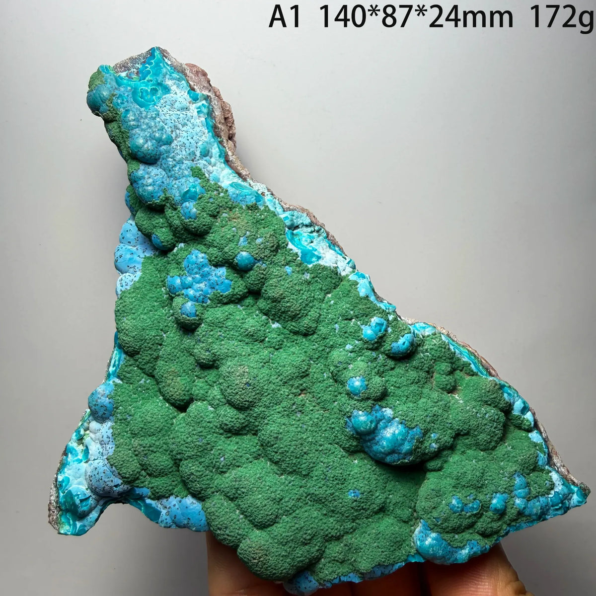Chrysocolle avec malachite 172 g photo 5.