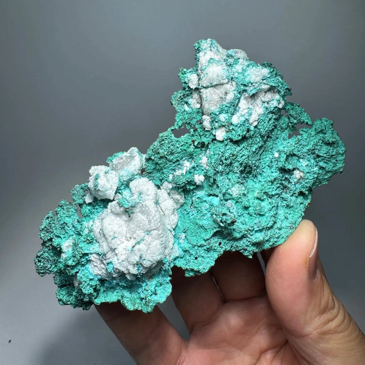 Chrysocolle avec malachite sur matrice 125 g photo 2.