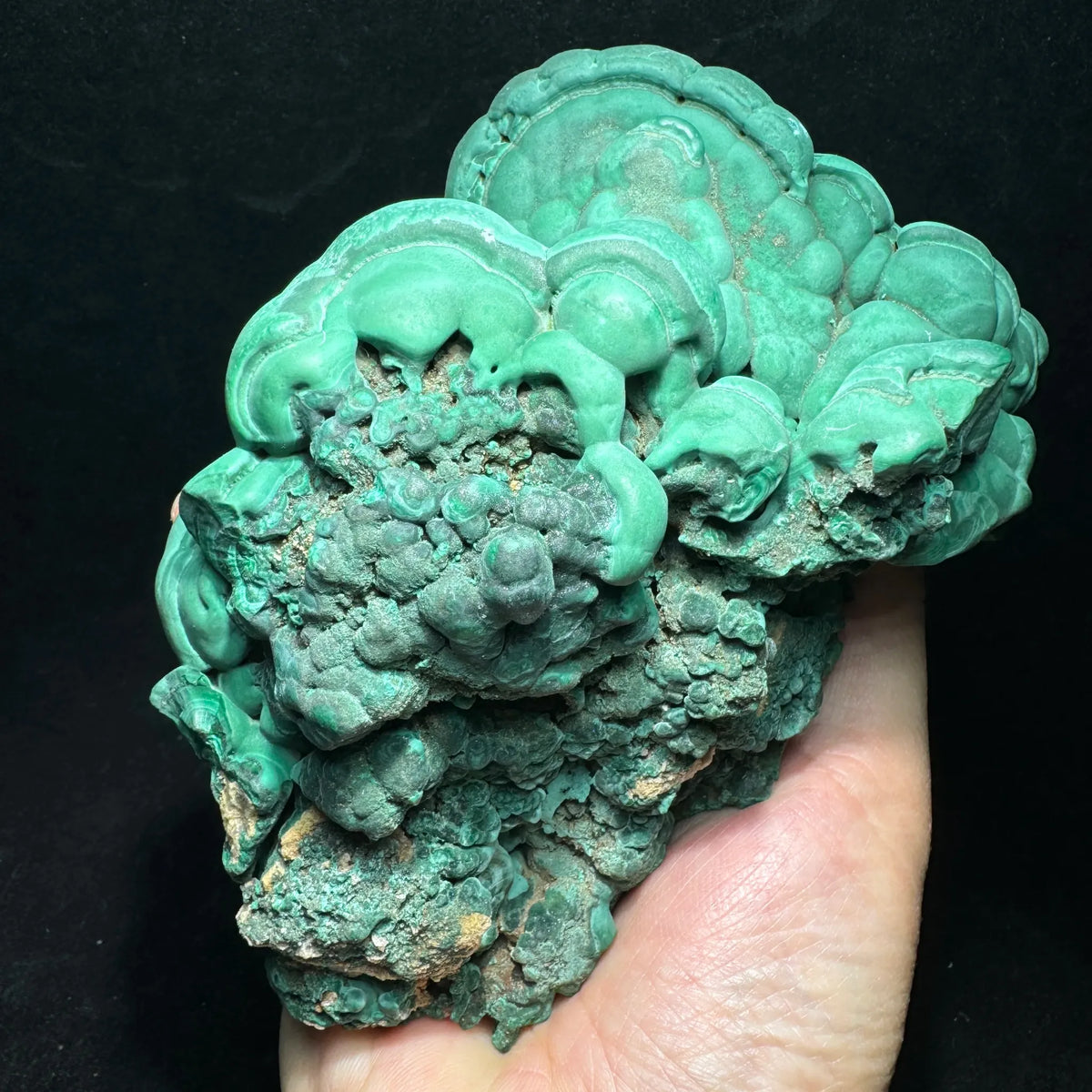 Malachite botryoïdale 1493 g photo 1.