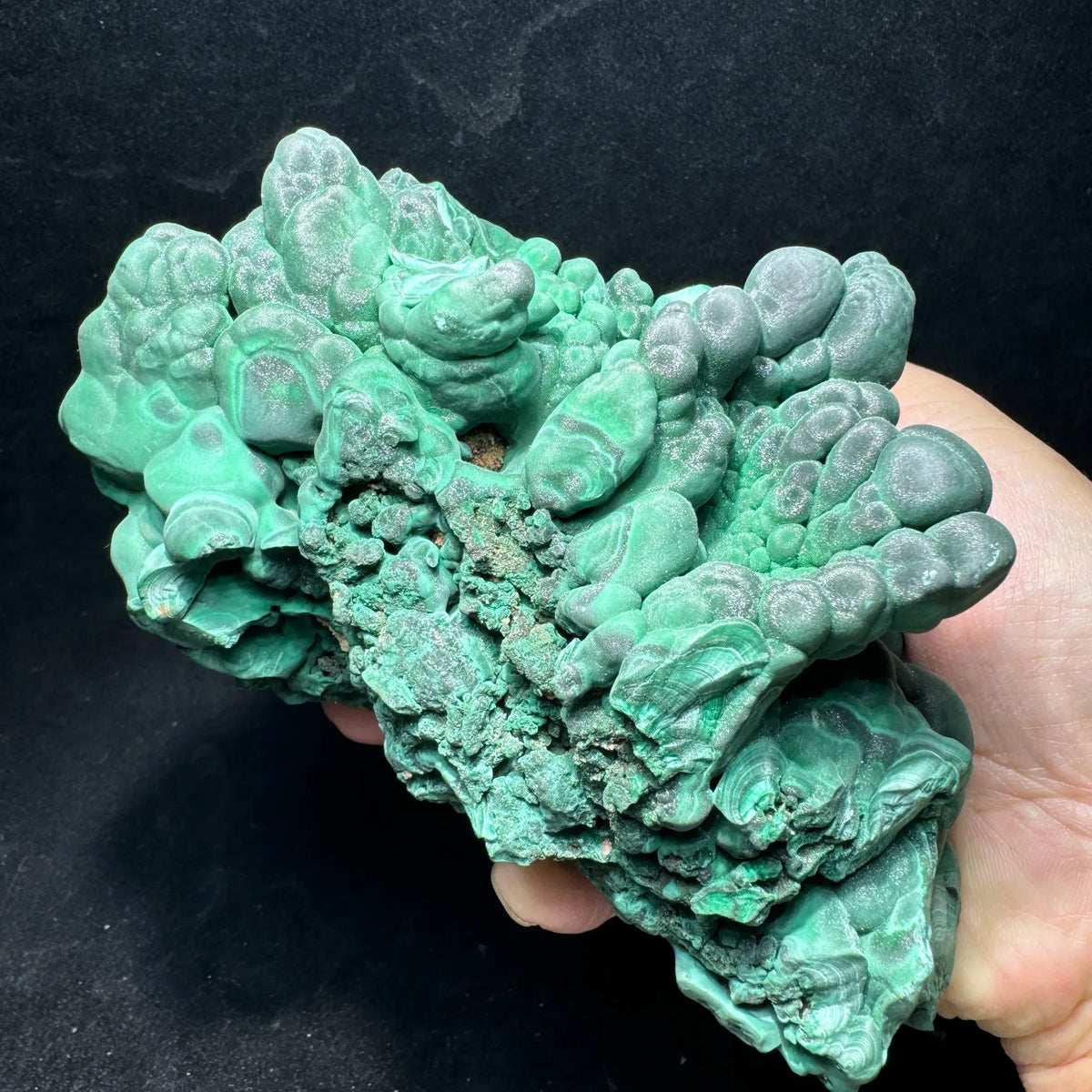 Malachite botryoïdale 1493 g photo 2.