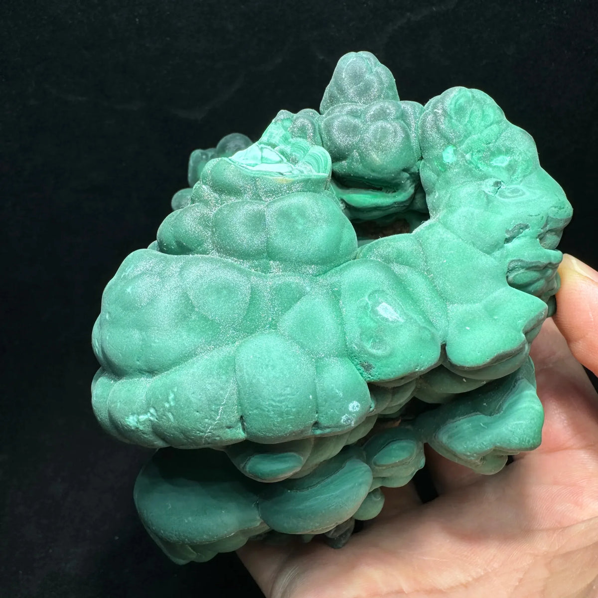 Malachite botryoïdale 1493 g photo 3.