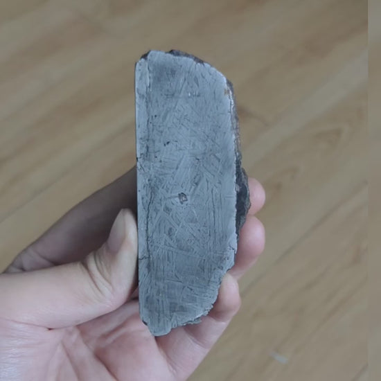 Météorite de fer Muonionalusta 211,5g vidéo 1.