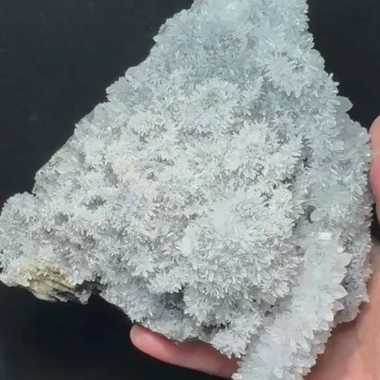 Quartz hyalin cristallisé vidéo 1.