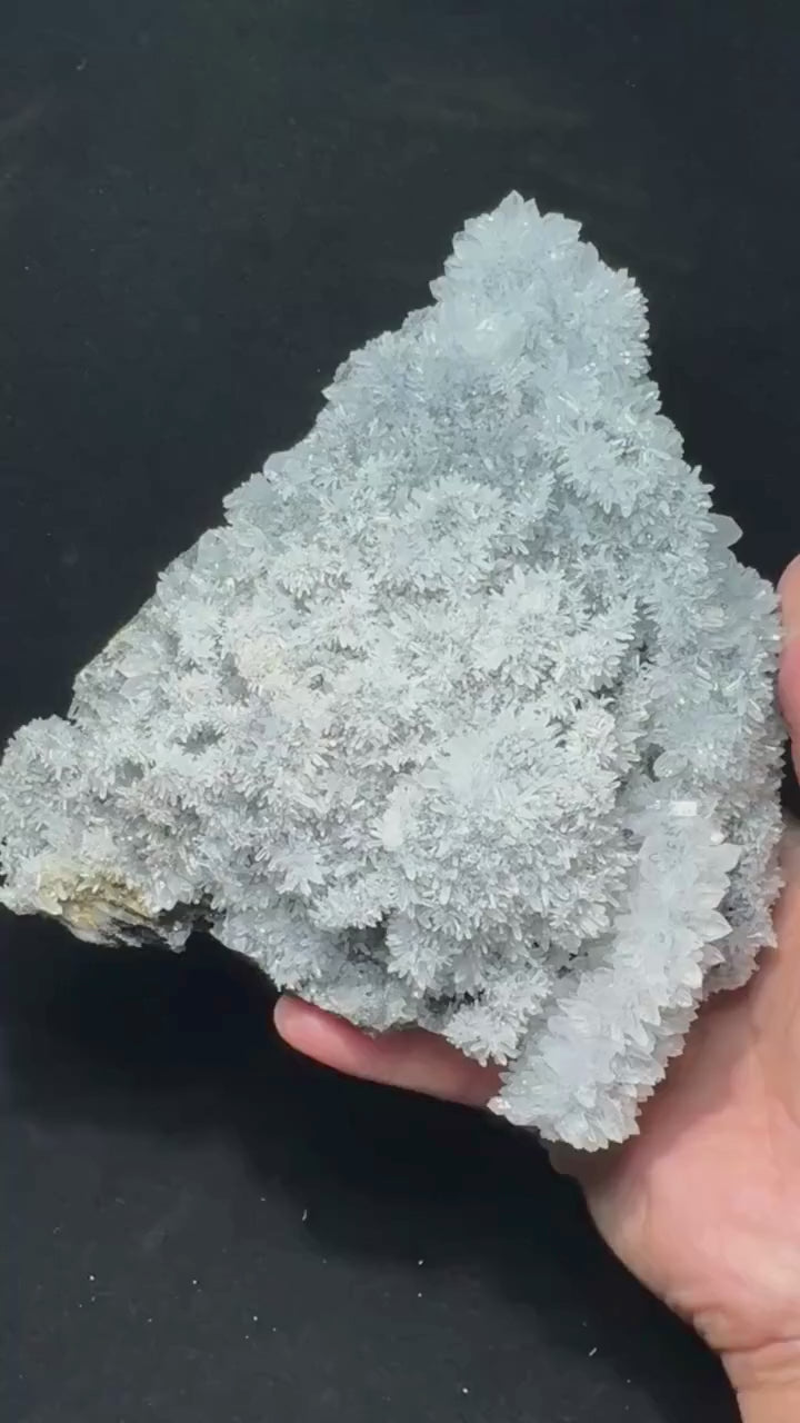 Quartz hyalin cristallisé vidéo 1.