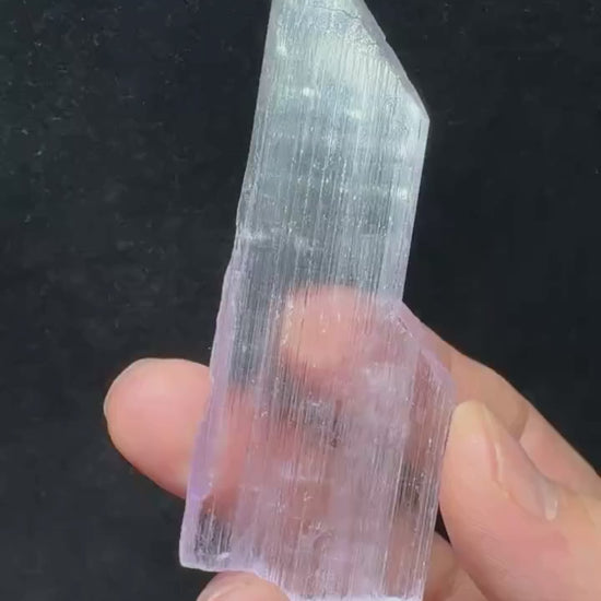 Kunzite lavande 37 g vidéo.