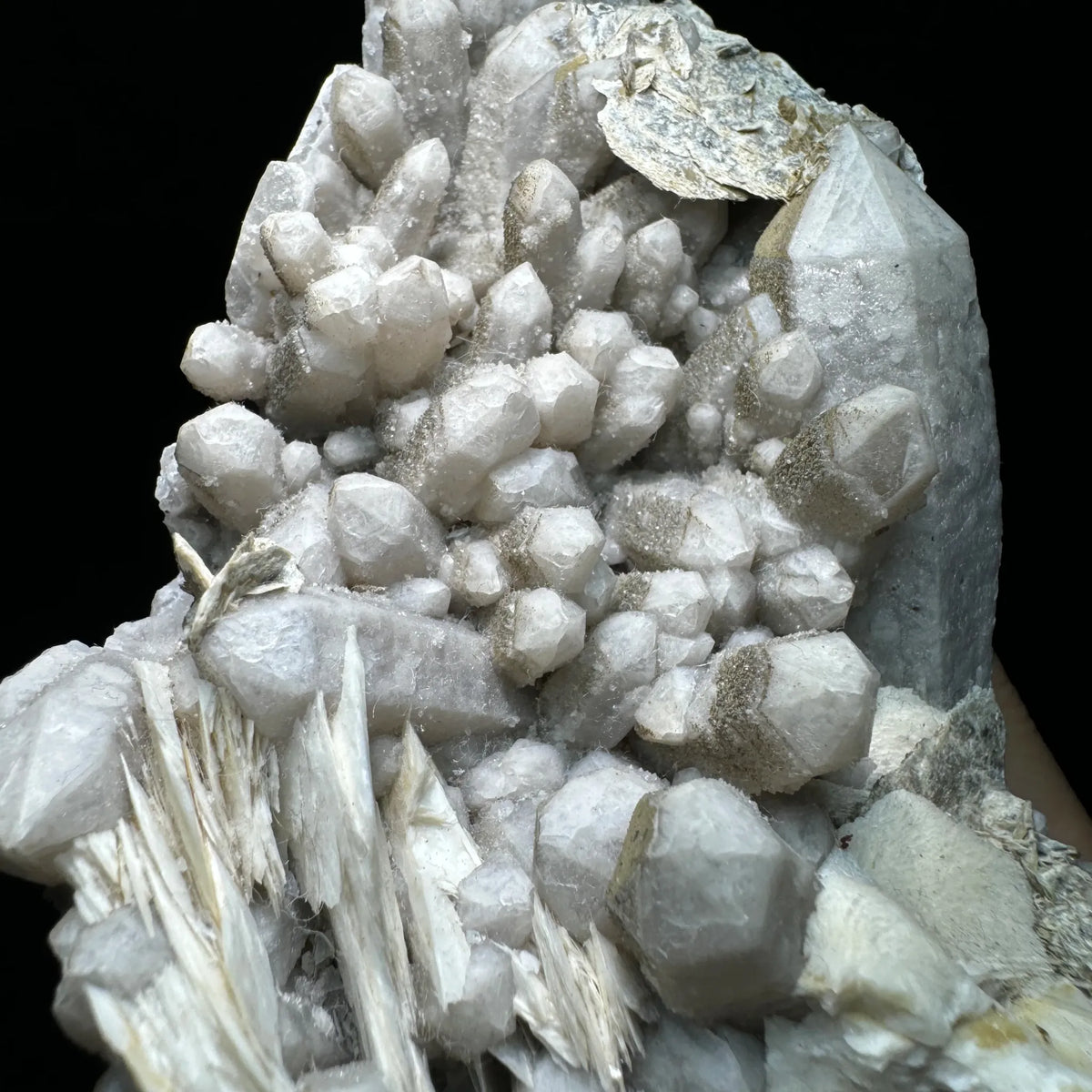Quartz « Candle » avec calcite 442 g photo 3.