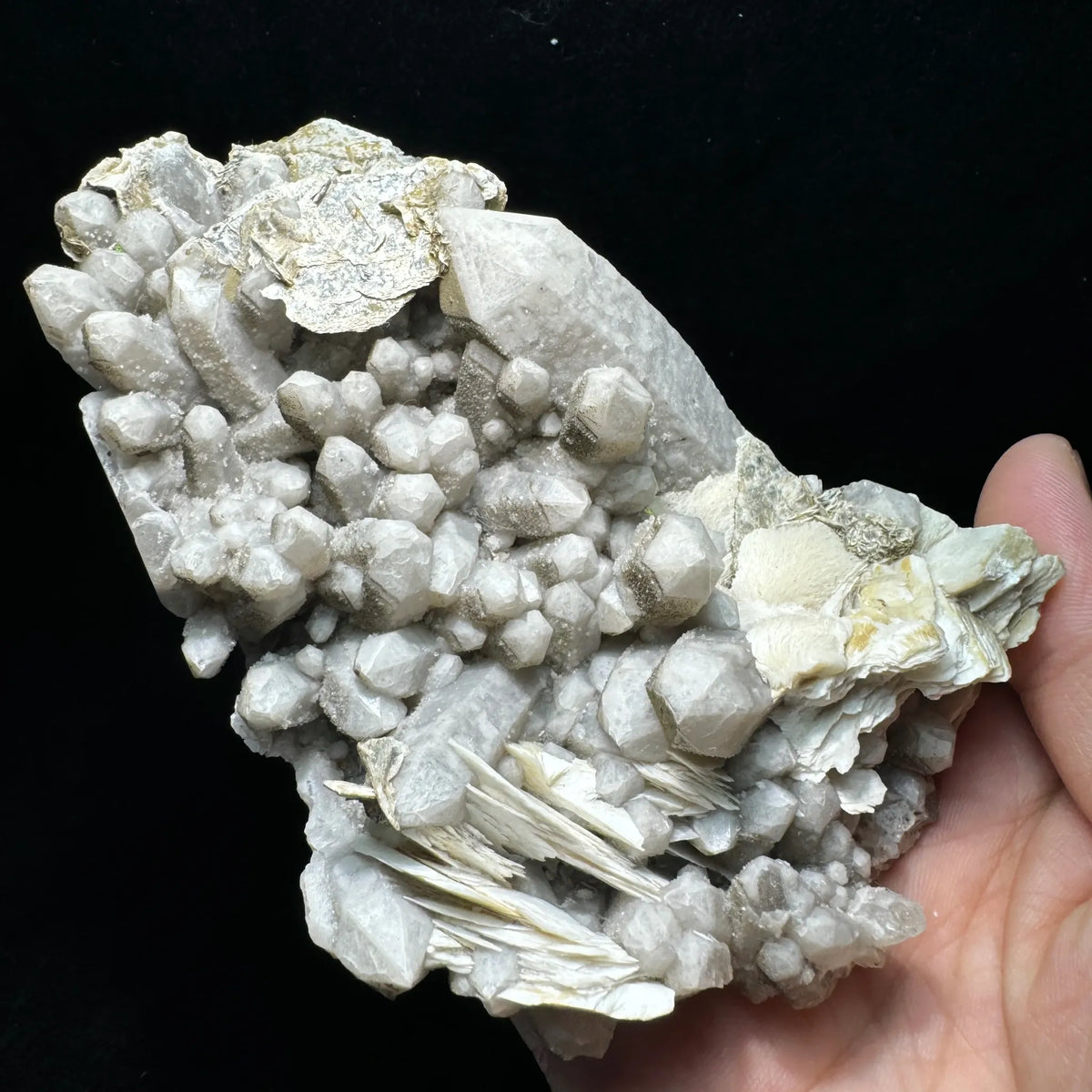 Quartz « Candle » avec calcite 442 g photo 4.