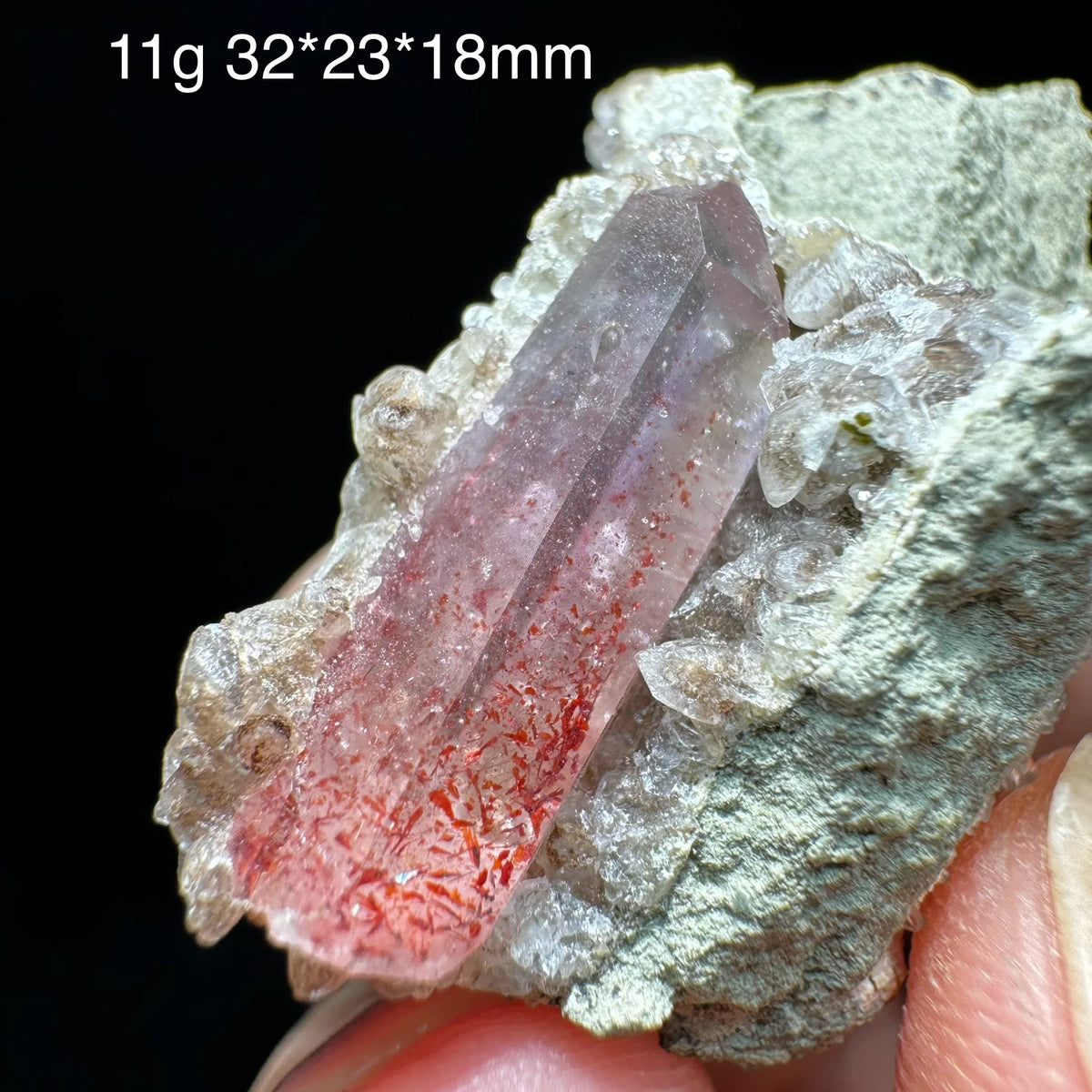 Quartz fraise rouge 11 g photo 5.