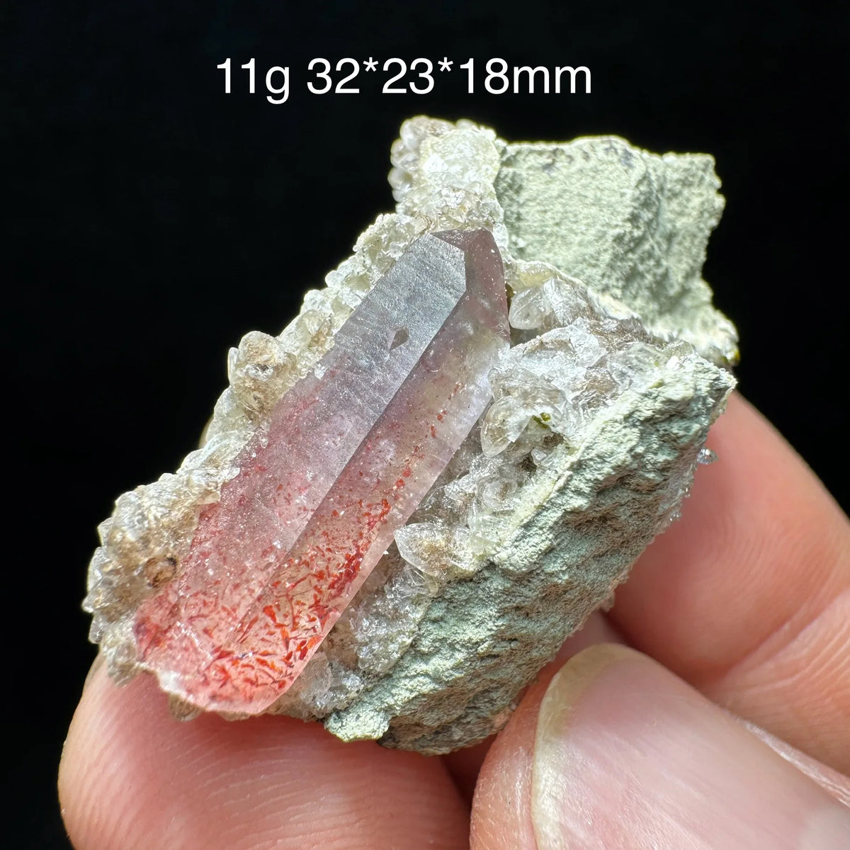 Quartz fraise rouge 11 g photo 6.