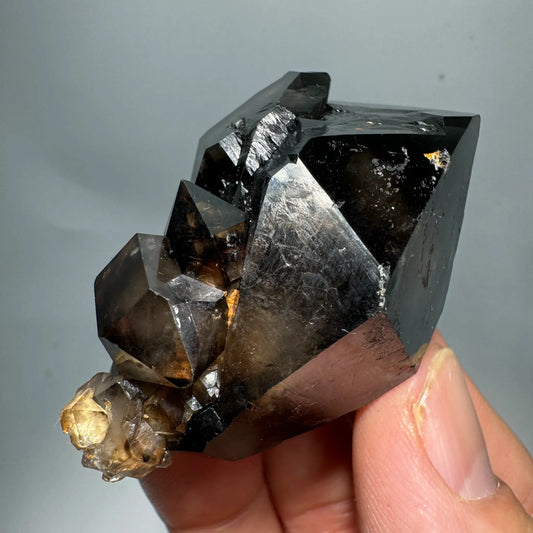 Quartz fumé biterminé 53 g photo 4.