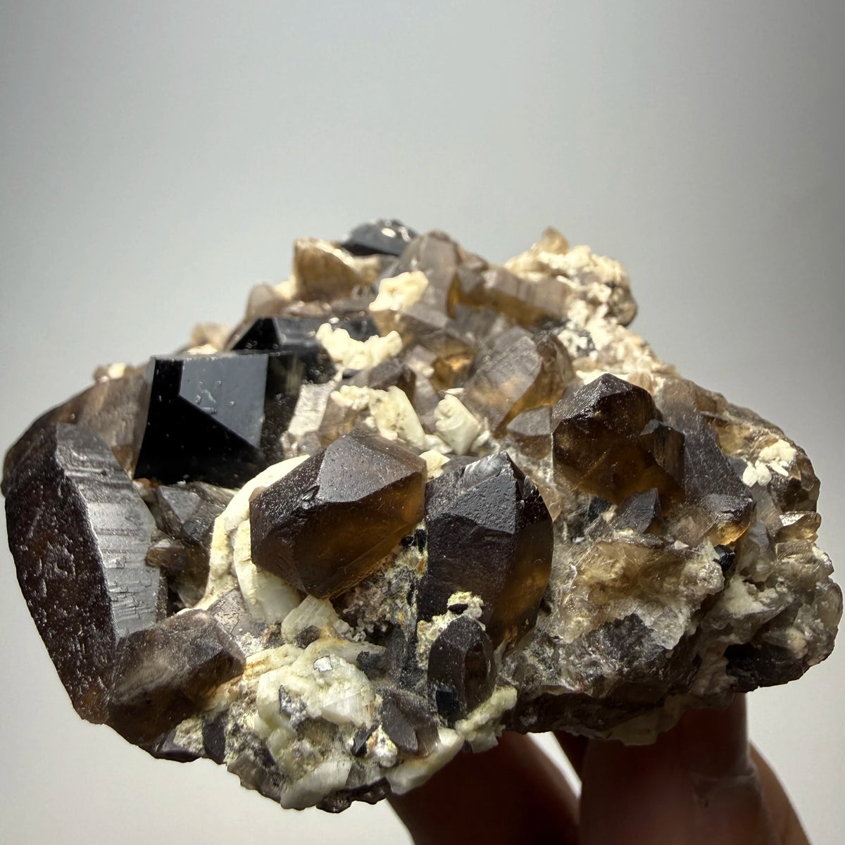 Quartz fumé tourmaline noire photo 3.