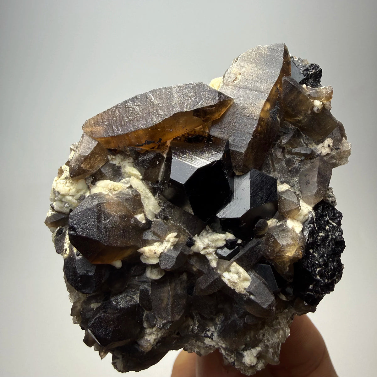 Quartz fumé tourmaline noire photo 4.