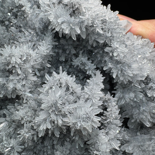 Quartz hyallin cristallisé photo 1.