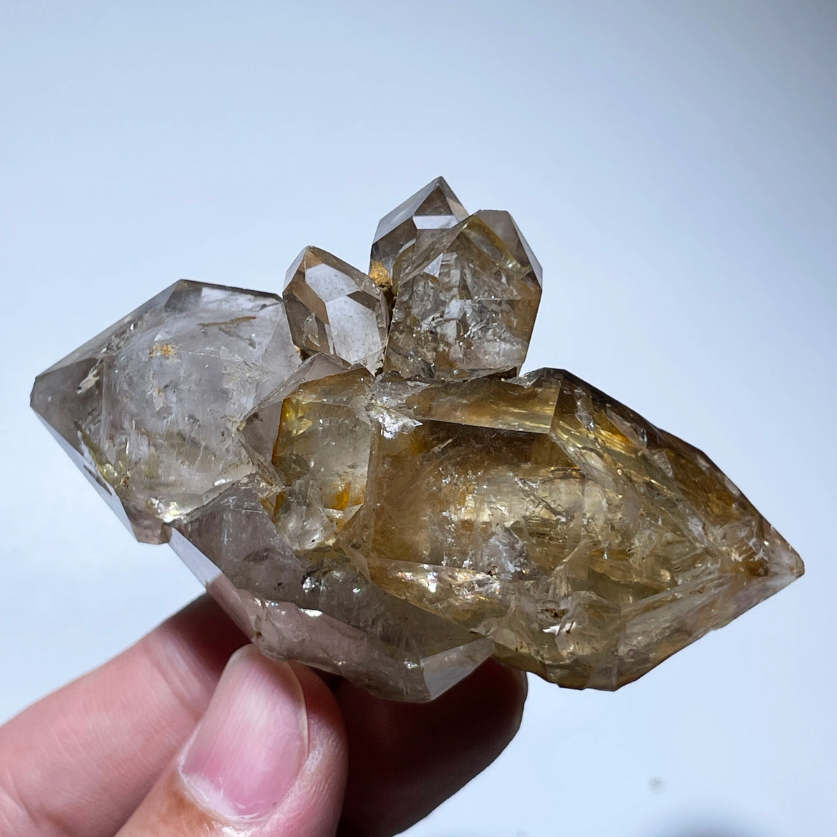 Quartz squelettique fumé 97 g photo 5.