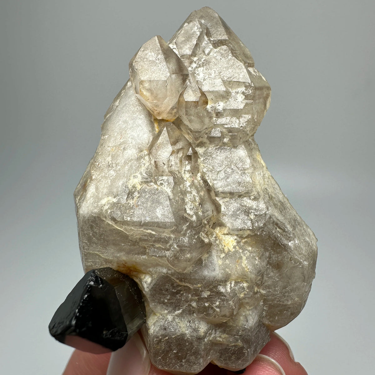 Tourmaline noire (schorl) sur feldspath 69 g photo 2.